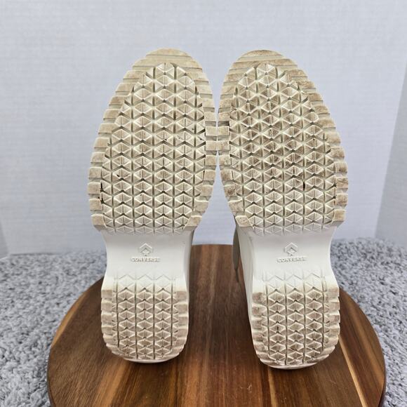 Converse CTAS Lugged Hi 2.0 Autumn Embroidery Sand Dune Platform Sneaker Women 8 - Picture 9 of 13